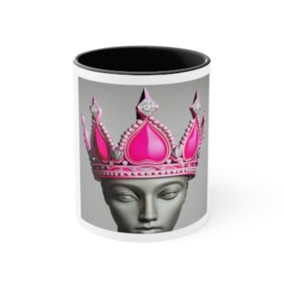 Pink Queen Sippers Mug - Ceramic Mug 11oz - Picture 1 of 4